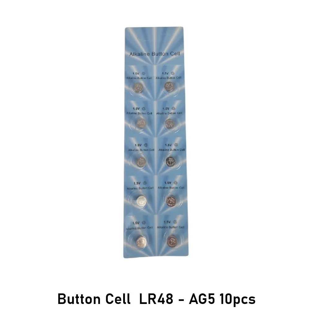 Button Cell  LR48 - LR754 - AG5 10pcs