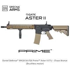 Daniel Defense® MK18 SA-P26 Prime™ Aster II ETU - Chaos Bronze (Brushless motor)