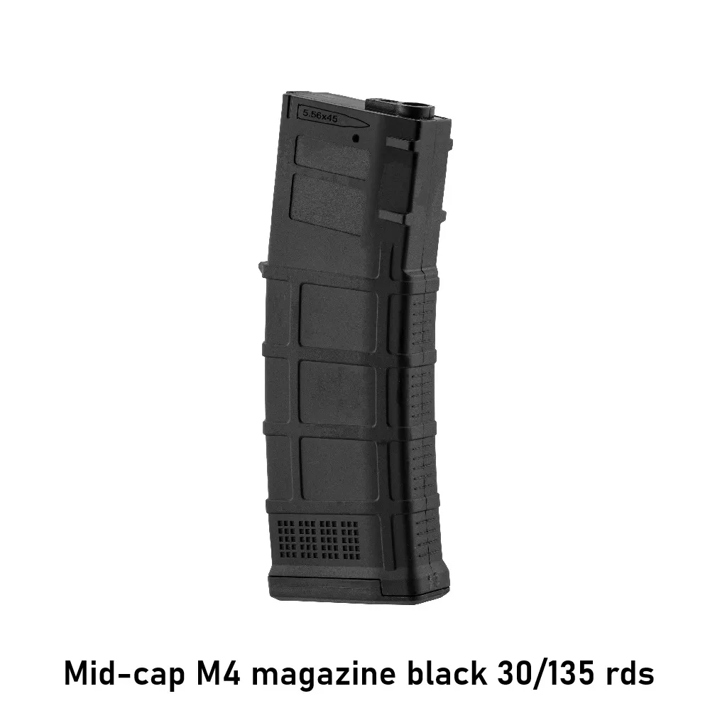 Mid-cap M4 magazine black 30/135 rds