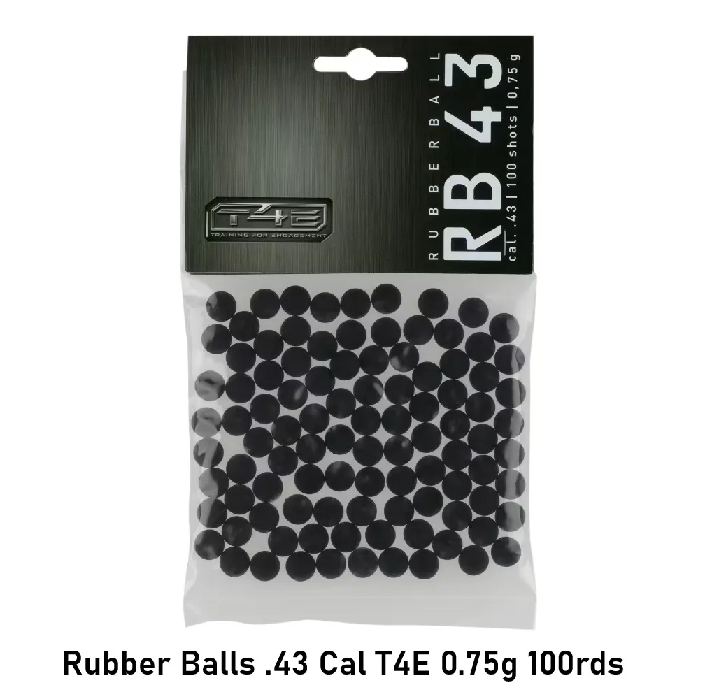 [2100000098934] Rubber Balls .43 Cal T4E 0.75g 100rds