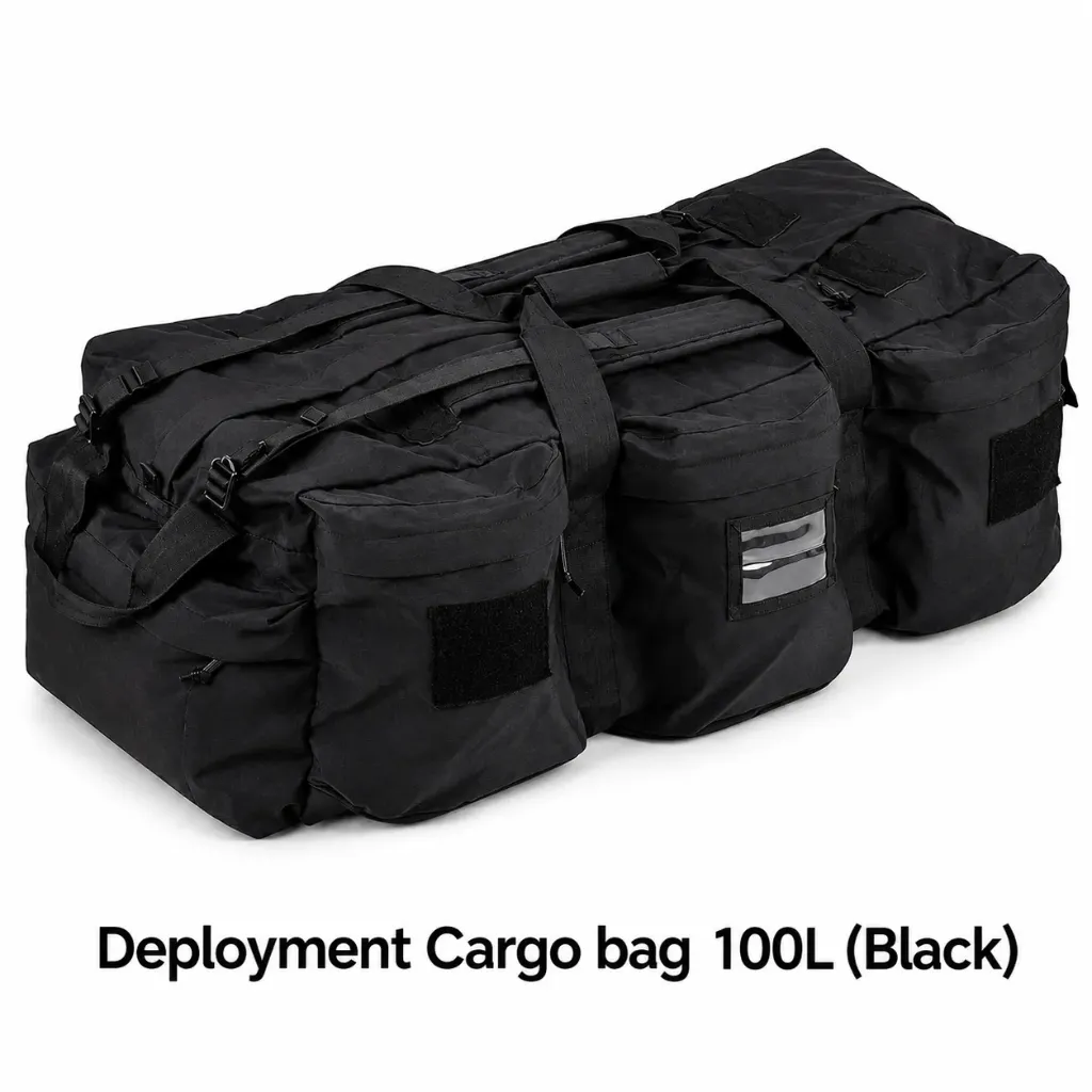 [2100000099177] Deployment Cargo bag 100L (Black)