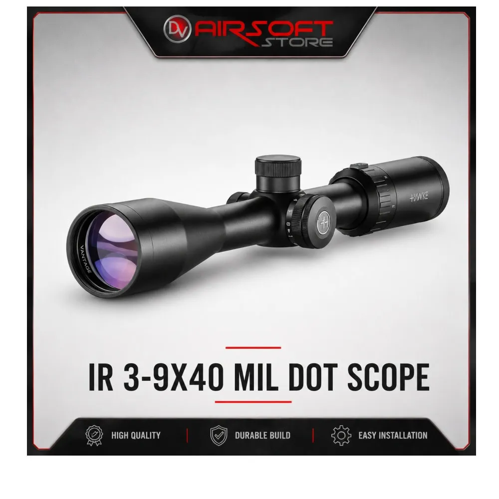 [2100000098996] IR 3-9X40 MIL DOT SCOPE